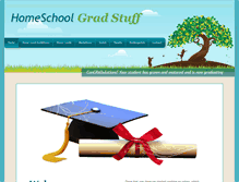 Tablet Screenshot of homeschoolgradstuff.com